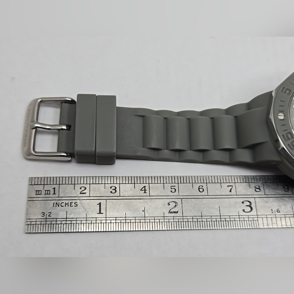 Oceanaut OC0226 Men's Watch Stainless Steel Silicone Quartz 3ATM New Battery - Picture 8 of 10